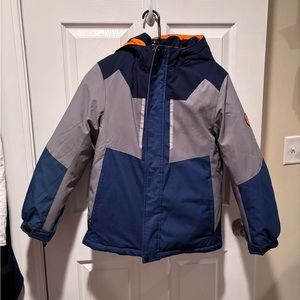 Kids snow jacket size 10/12 with detachable inside jacket.